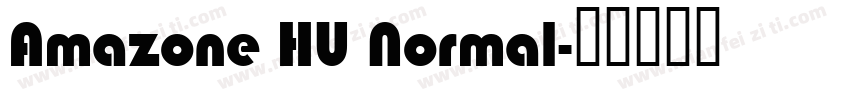 Amazone HU Normal字体转换